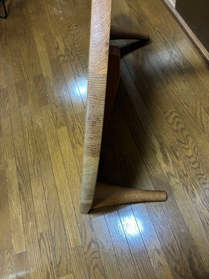 飛騨産業　森のことば　半円形リビングテーブル