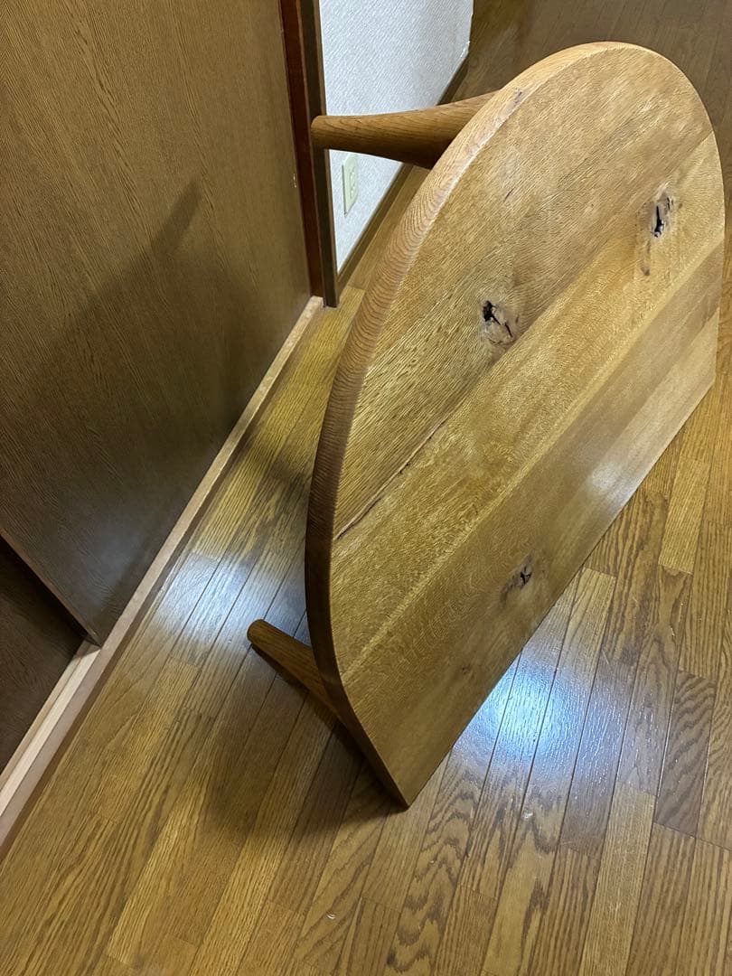 飛騨産業　森のことば　半円形リビングテーブル