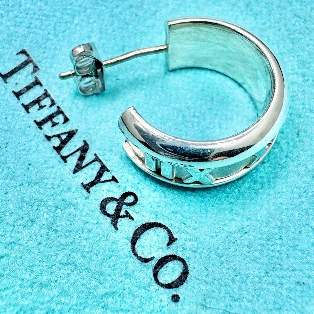 【美品】 ティファニー アトラス フープピアス 片耳のみ