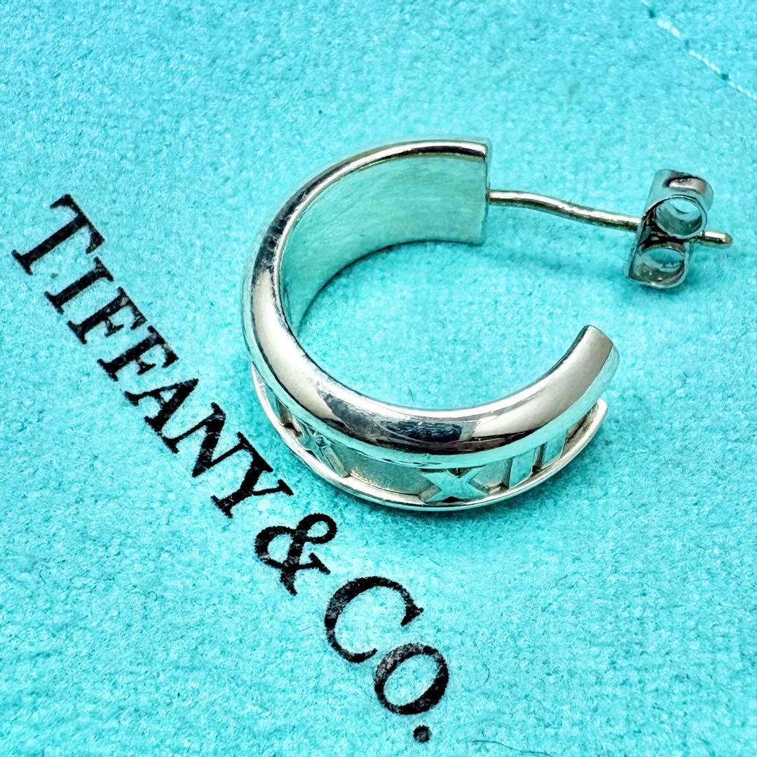 【美品】 ティファニー アトラス フープピアス 片耳のみ