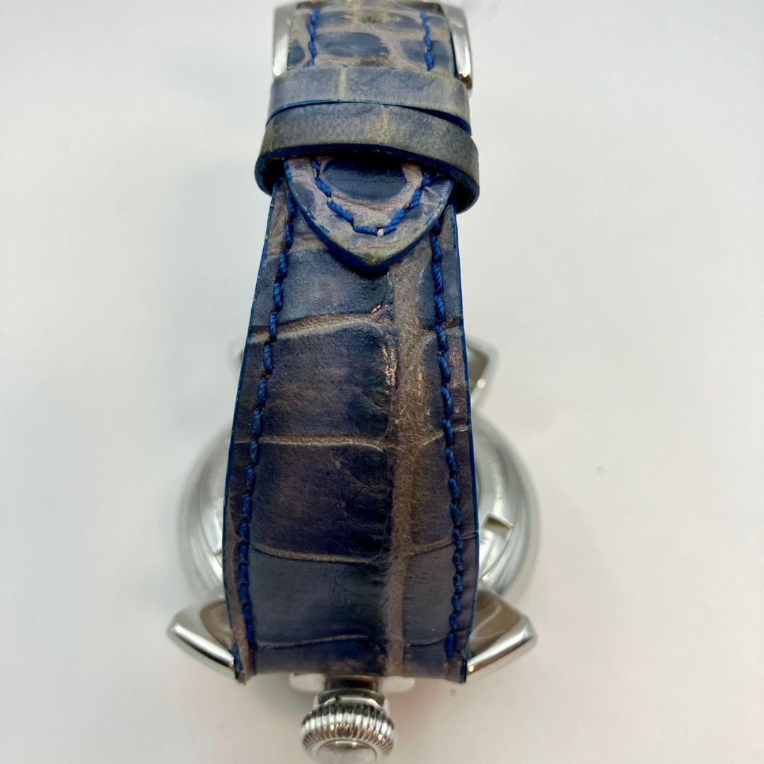 【稼働品】GAGAMILANO ガガミラノ 腕時計 手巻き式 マヌアーレ48 黒