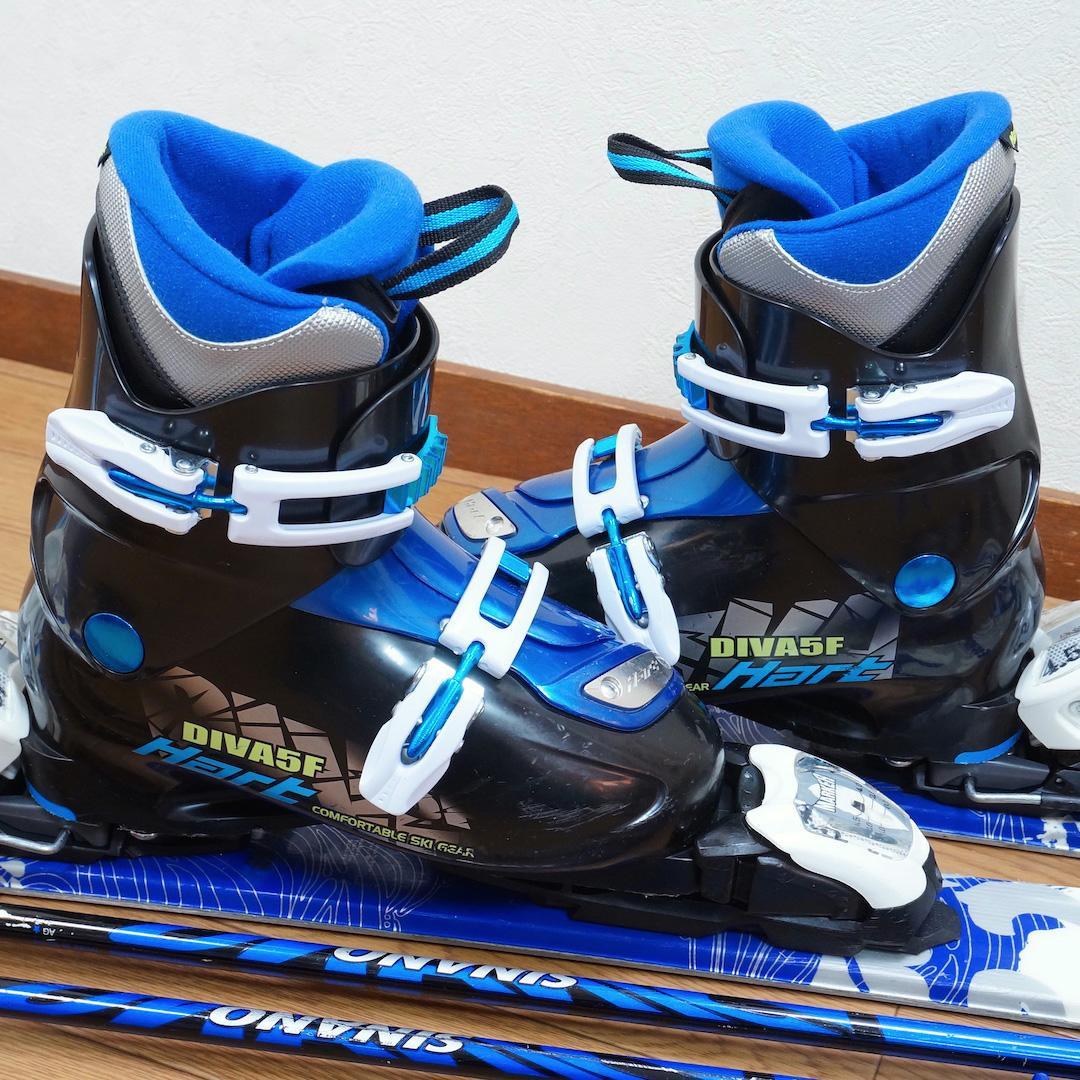 メンテ済 136cm 靴24cm K2 カービングスキーセット