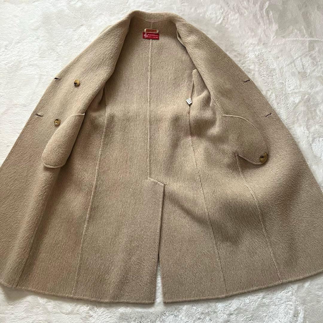 マックスマーラSPORTMAX アルパカ　キャメル　ウール女優襟ロングコート L