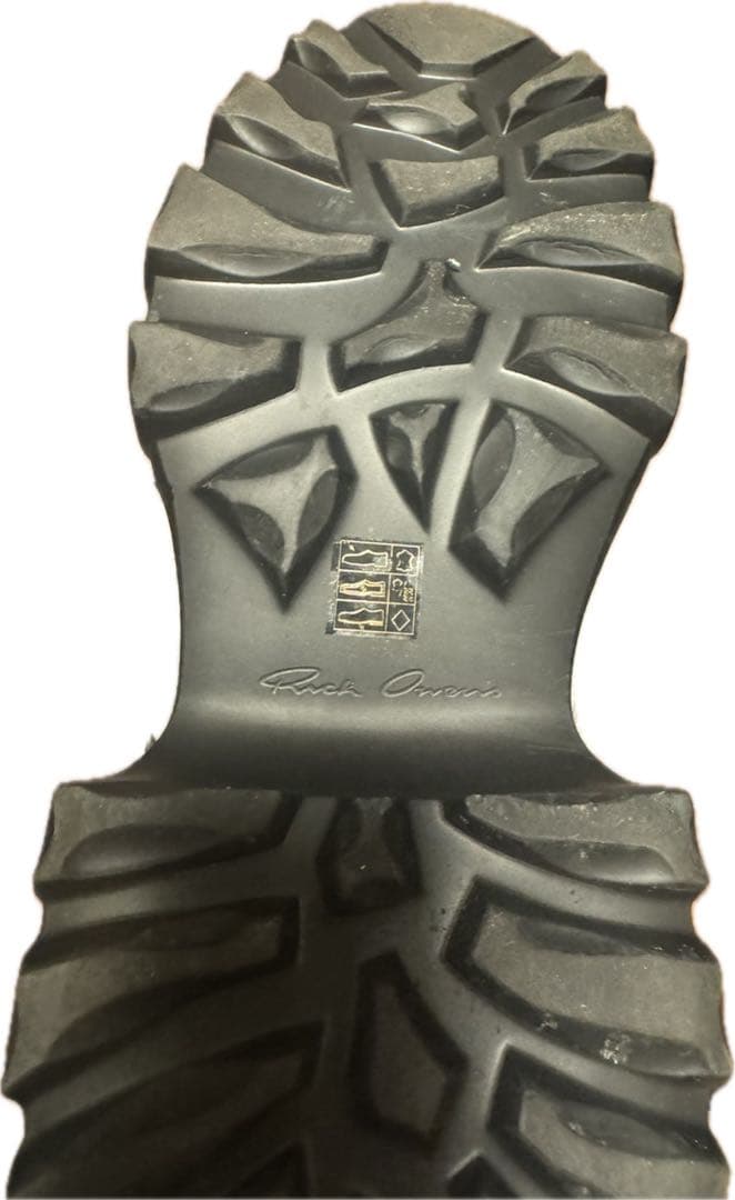 0*m様 rick owens lunar mega tractor boots