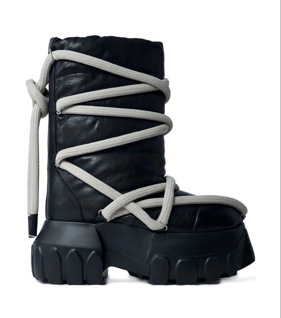 0*m様 rick owens lunar mega tractor boots