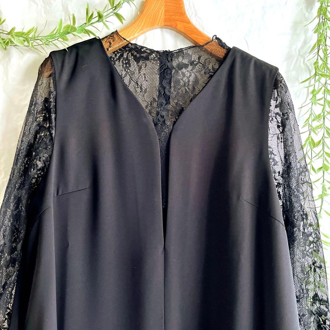 エピック デイEPIC DAY 【美品】レースAラインロングドレス LL