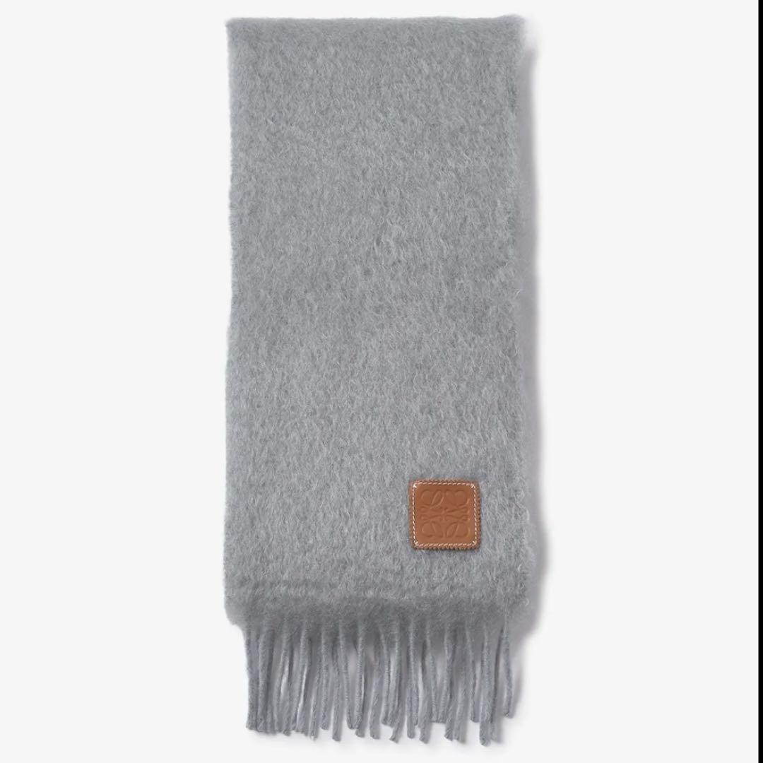 (たらこさん専用)【ボックス付】LOEWE マフラー グレー