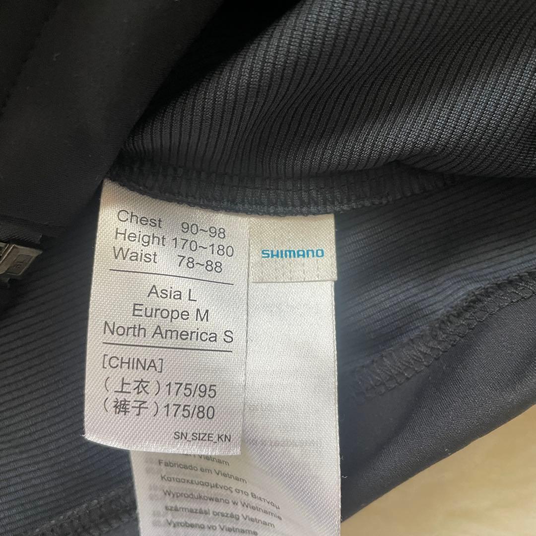 シマノ SHIMANO ストレッチジャケット フィッシング 釣り ブラック L