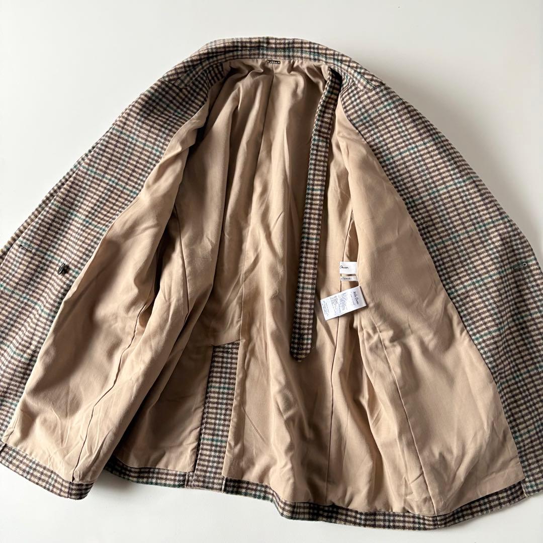 新品♡　ミラオーウェン　カシミヤアンゴラ混　テーラードダブルジャケットコート