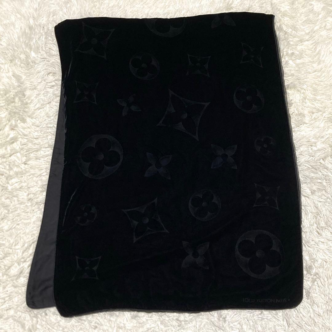 美品✨LOUIS VUITTON モノグラム エシャルプ ベルベット ストール