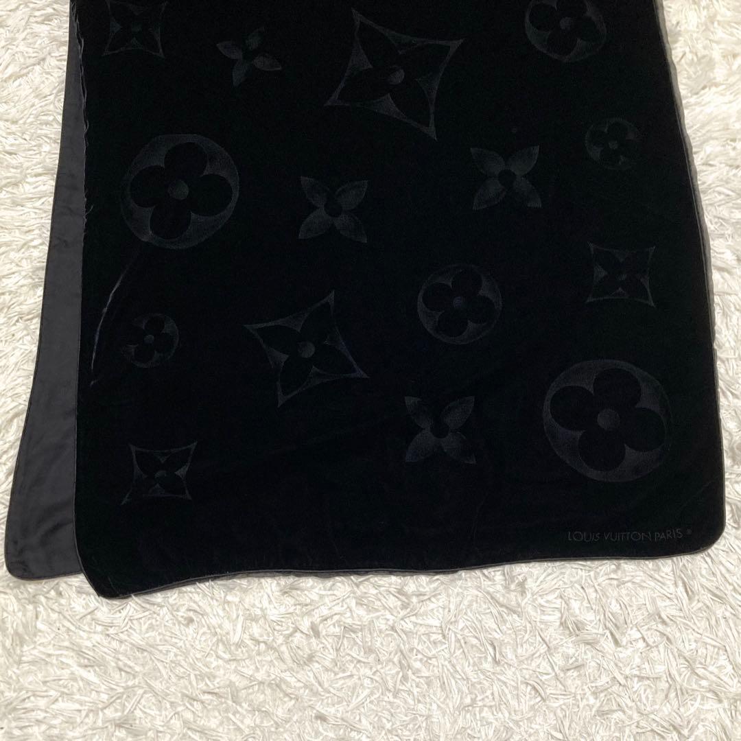 美品✨LOUIS VUITTON モノグラム エシャルプ ベルベット ストール