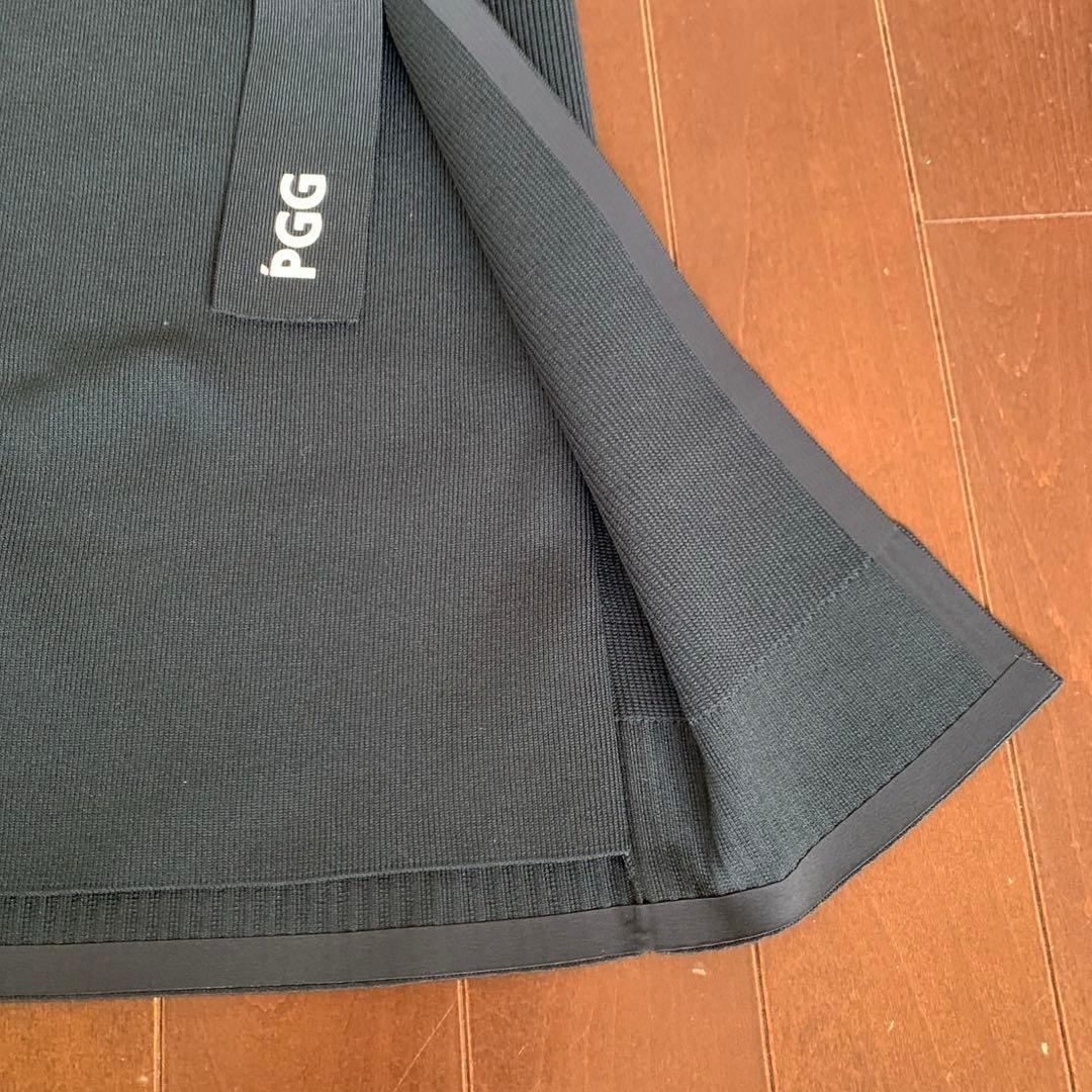 パーリーゲイツPGG巻きスカート風ローカリポリニットスカートサイズ0 ブラック