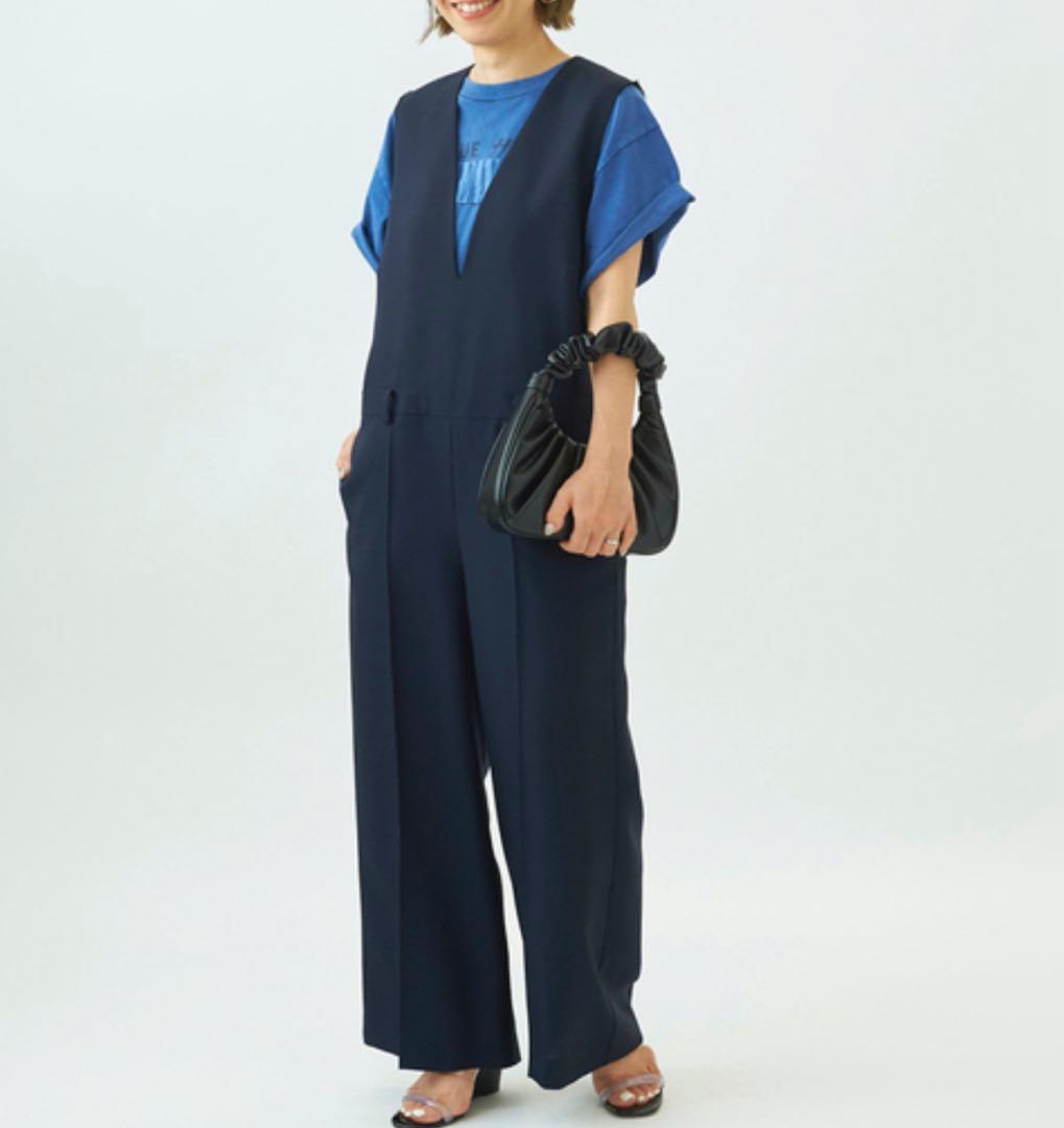 Plage Deep V/N オールインワン　ネイビー　美品