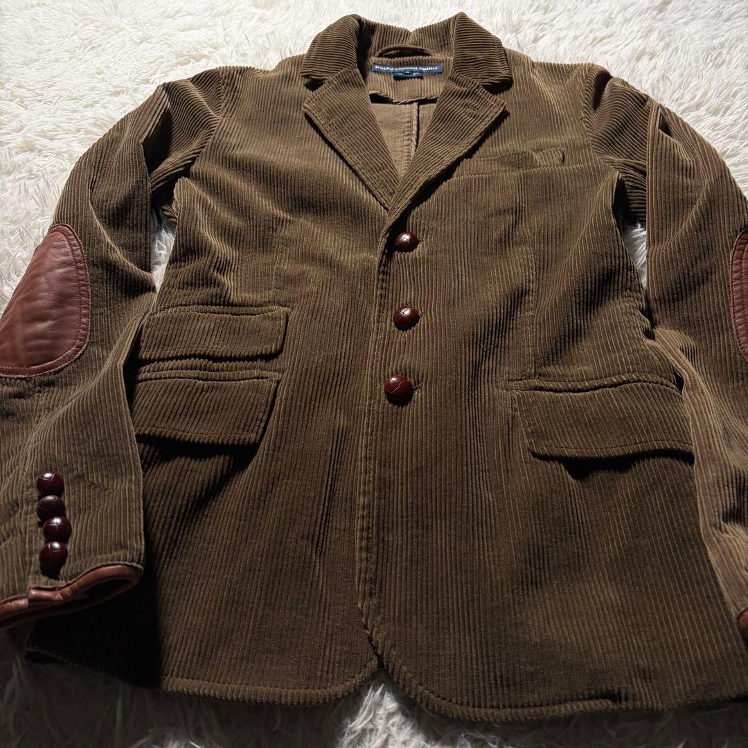 美品/希少■ラルフローレン テーラードジャケット　コーデュロイ　くるみボタン