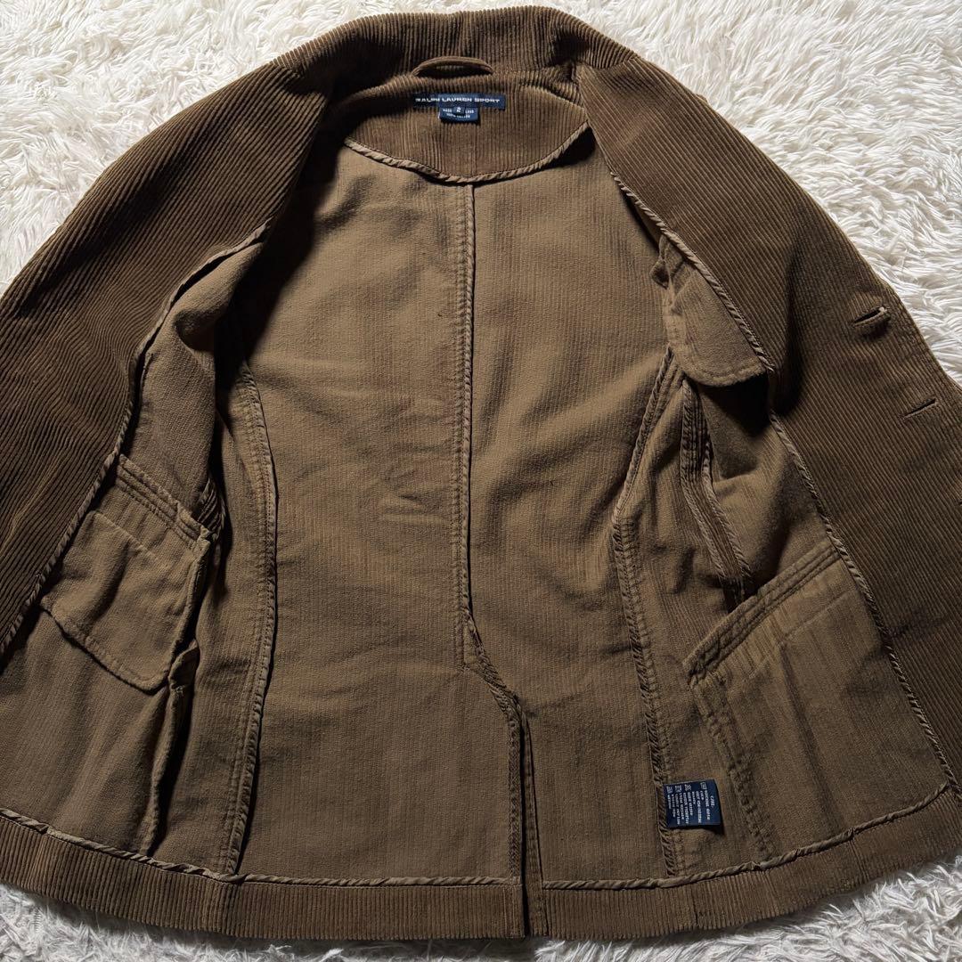 美品/希少■ラルフローレン テーラードジャケット　コーデュロイ　くるみボタン