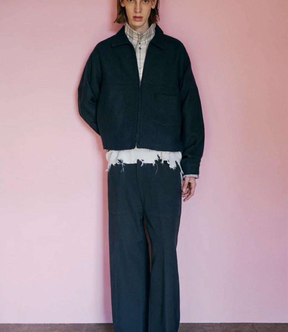 ancellm 25AMW/S BAKER PANTS(ネイビー)