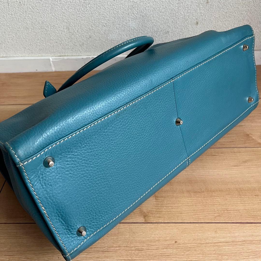 デスティニーズディメンション トートバッグ ブルー レザー