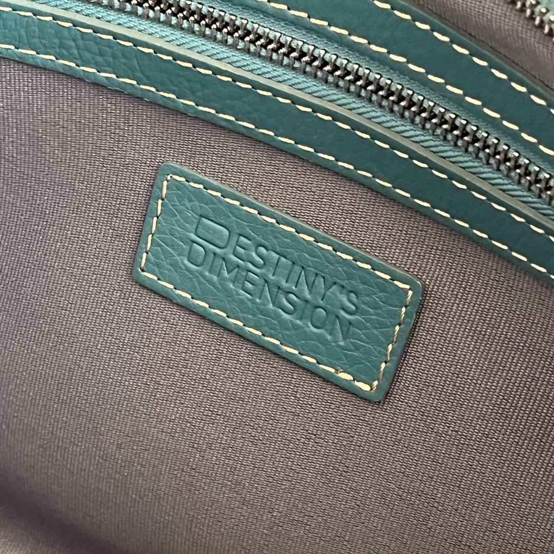 デスティニーズディメンション トートバッグ ブルー レザー