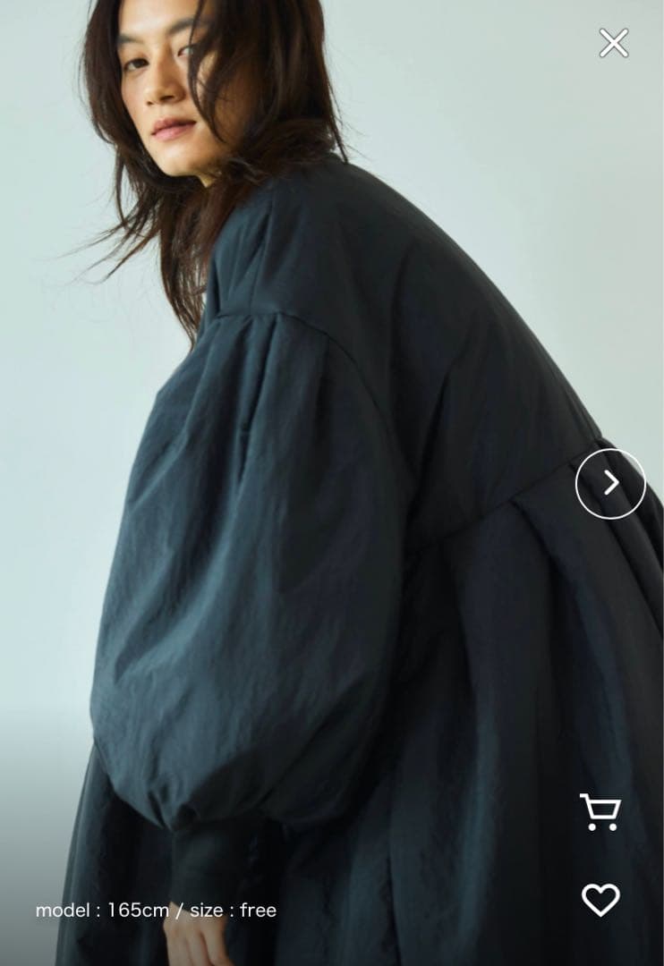 Libra Cue MA-1モンスターコート　黒