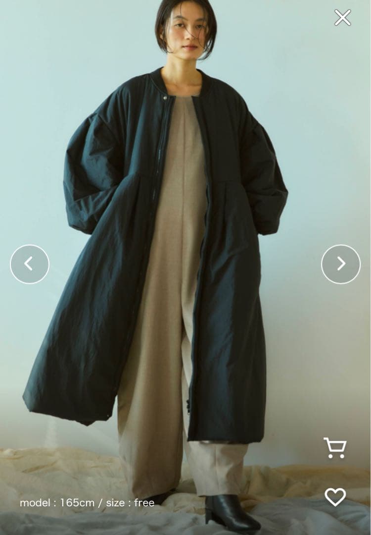 Libra Cue MA-1モンスターコート　黒