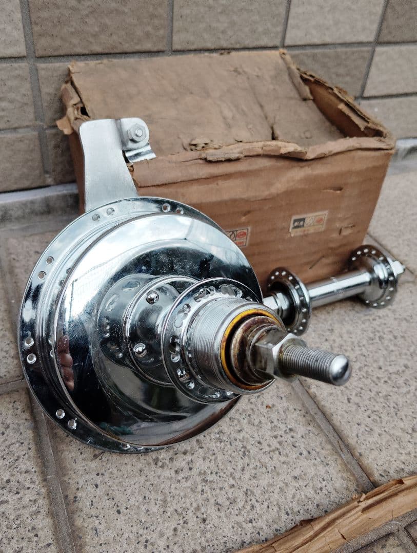 稀少新品 旧ツノダ ハブブレーキセット 実用車用 昭和30年代