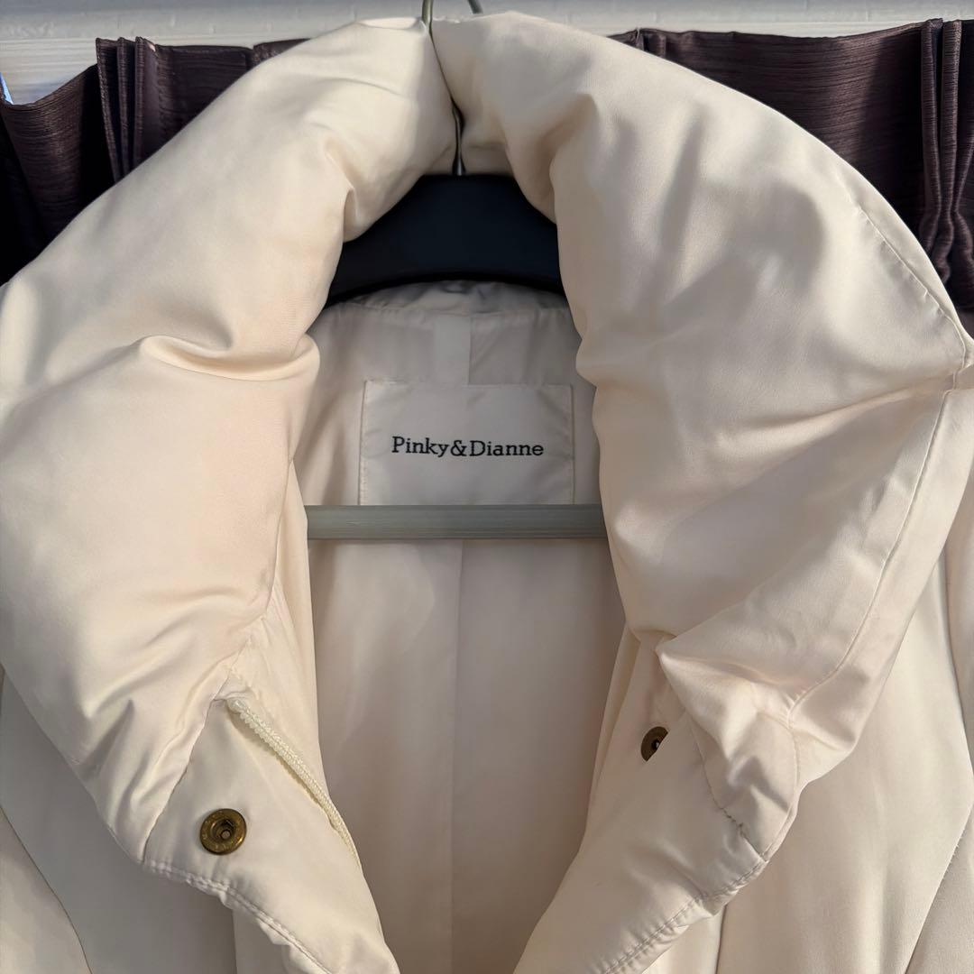 Pinky&Dianne ホワイトダウン ロングコート