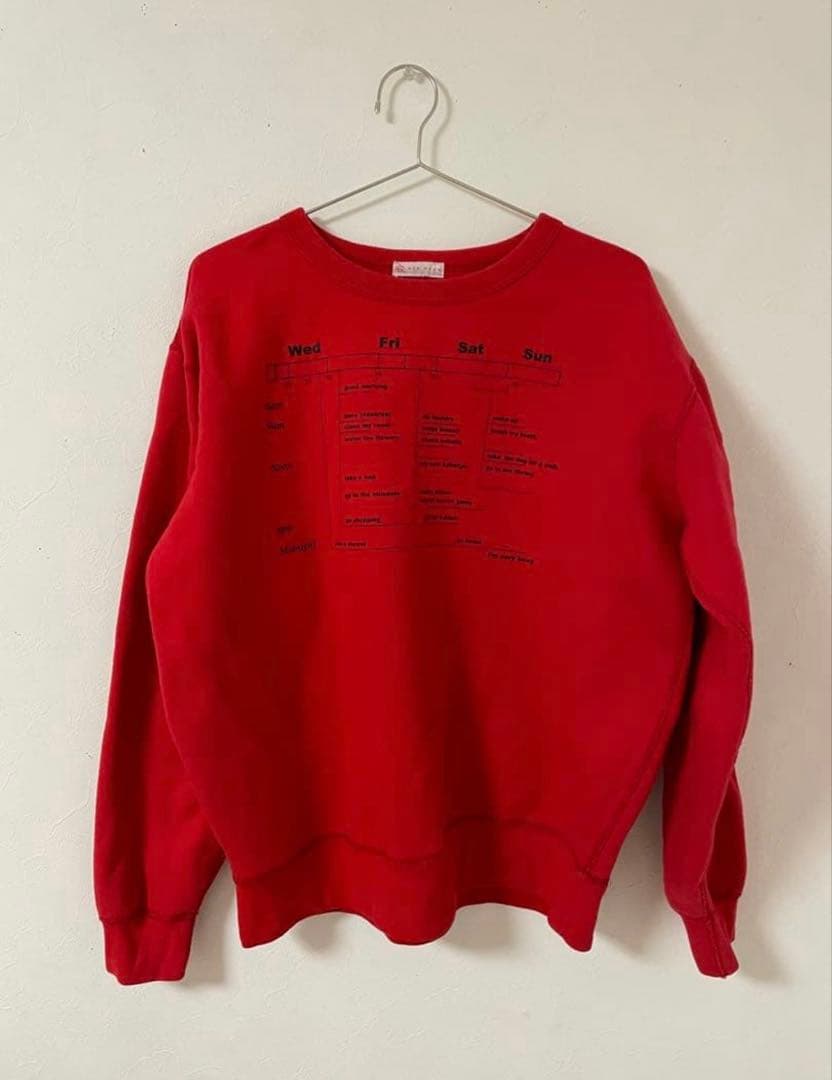 HERNEON I'm busy sweat Red/ノームコア