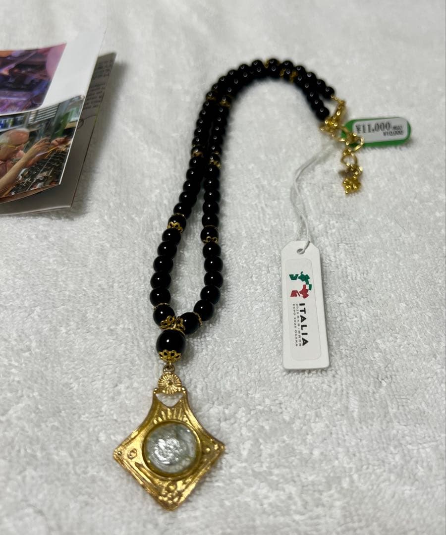 万博2025 イタリア館 ベネチアンガラス:ネックレス一点物