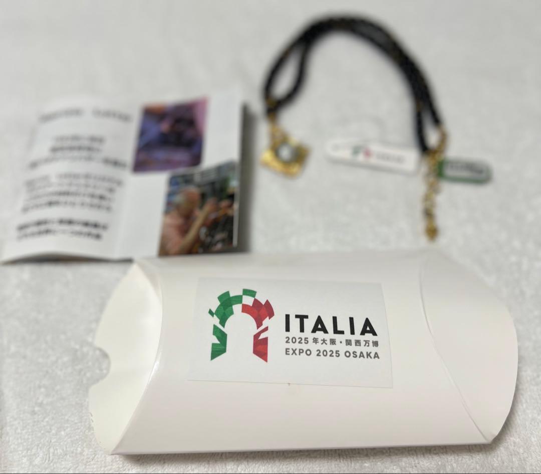 万博2025 イタリア館 ベネチアンガラス:ネックレス一点物
