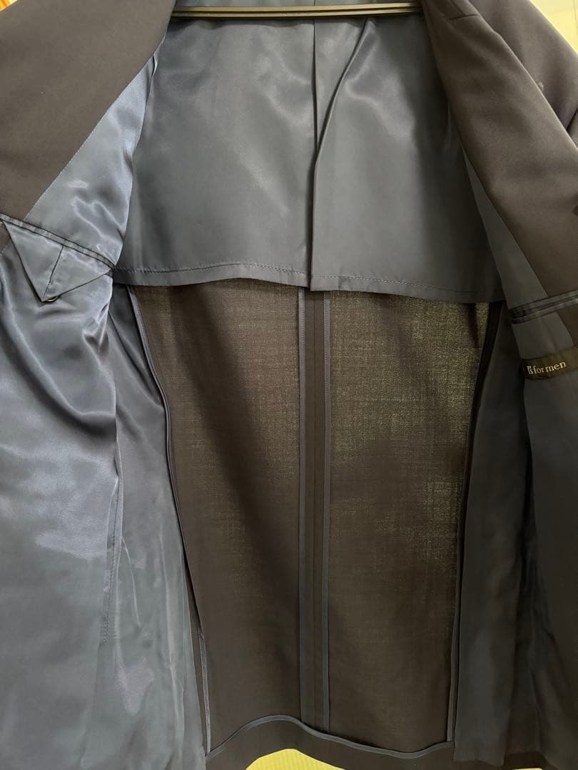 【美品・背抜】Y's for men ネイビー ダブルブレストジャケット M