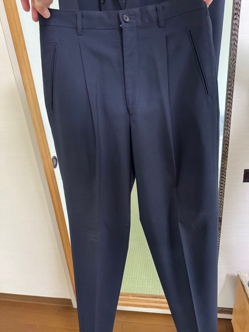 【美品・背抜】Y's for men ネイビー ダブルブレストジャケット M