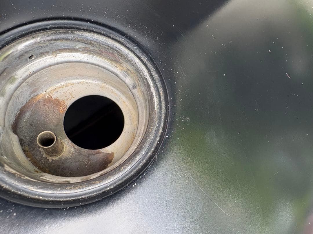 ブラックデニム12.5ℓスポーツスターEFI純正タンク(売り切り)