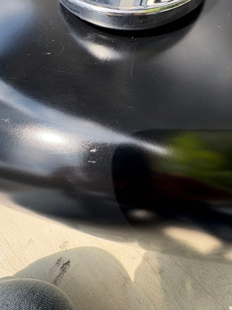 ブラックデニム12.5ℓスポーツスターEFI純正タンク(売り切り)