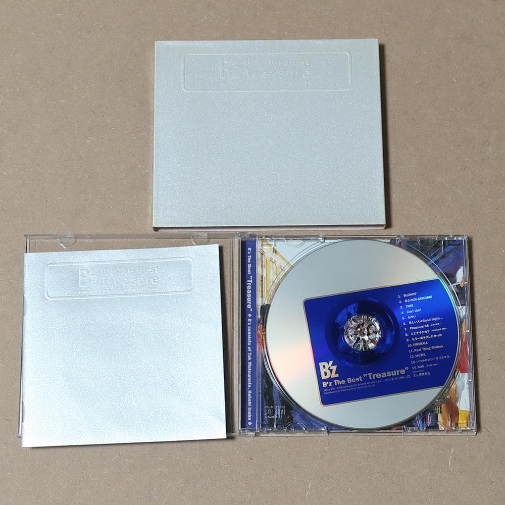公式台湾盤 B'z The Best Treasure ボーナストラック 海外盤
