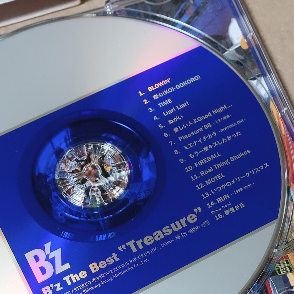 公式台湾盤 B'z The Best Treasure ボーナストラック 海外盤
