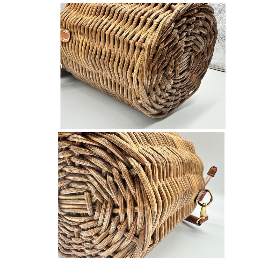 【極美品】 ATAO BREEZE ブリーゼ 2WAY ナチュラル カゴバッグ