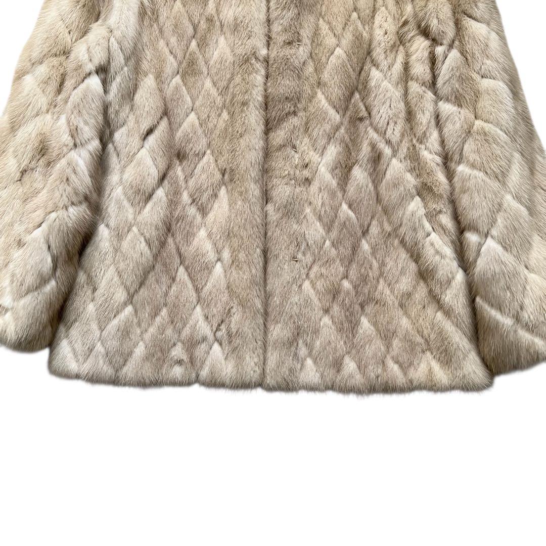 希少カラー アメリカンレジェンド パロミノミンク コート なめし柔らか