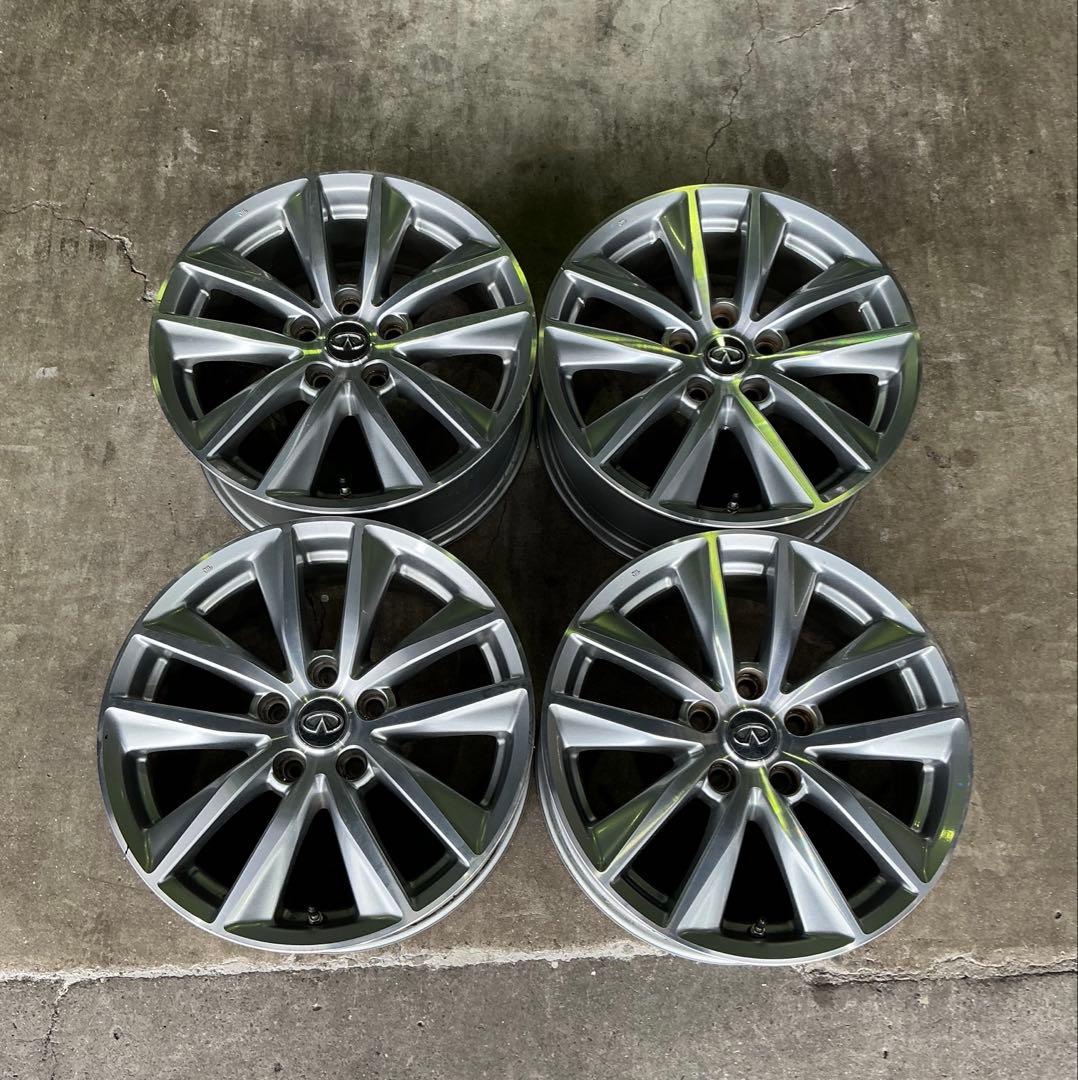 V37 スカイライン純正 17インチ センサーバルブ付き