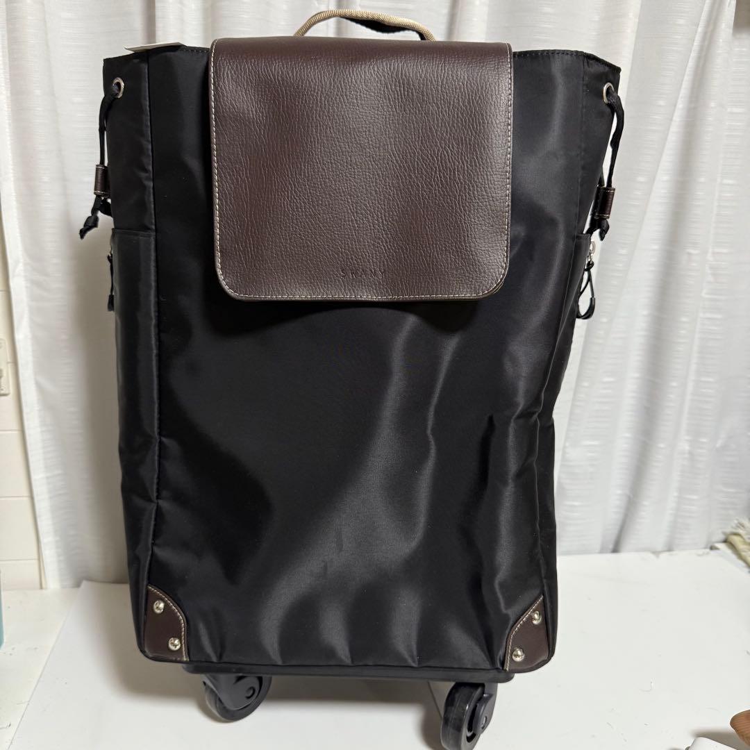 ⭐️未使用⭐️スワニー マルシェキャリーバッグ ４輪ストッパー付 Ｌサイズ