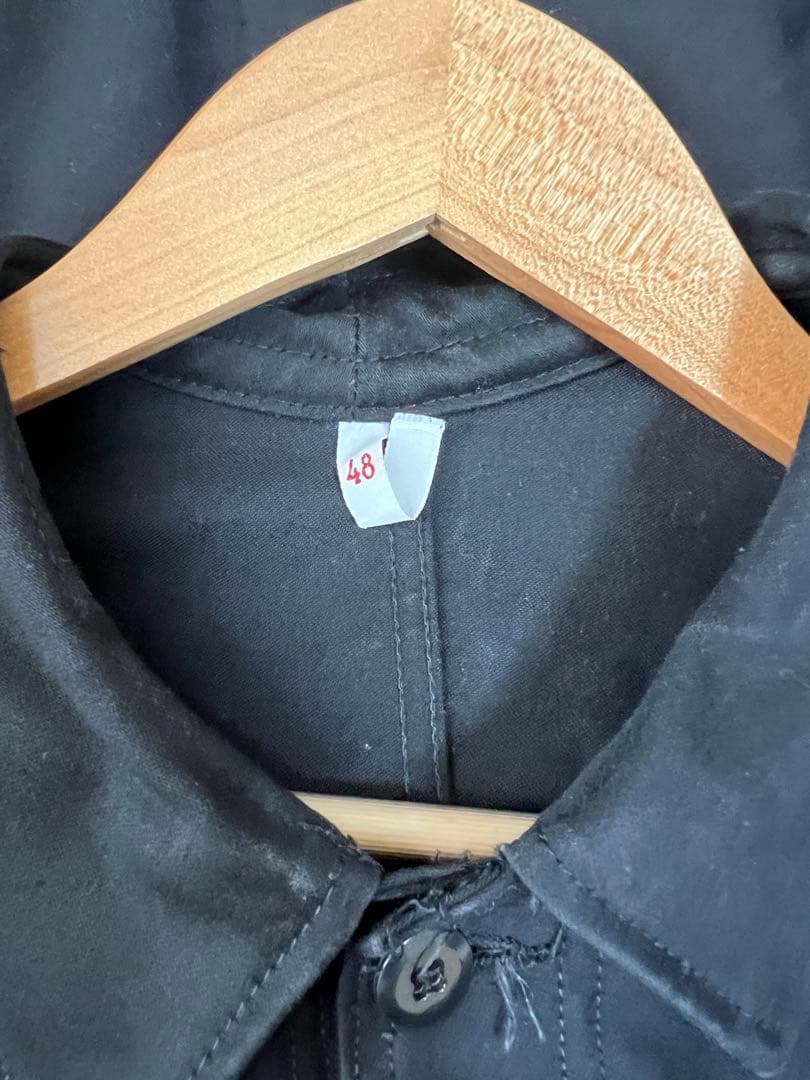 Adolphe Lafont ブラックモールスキン ジャケット 60~70s