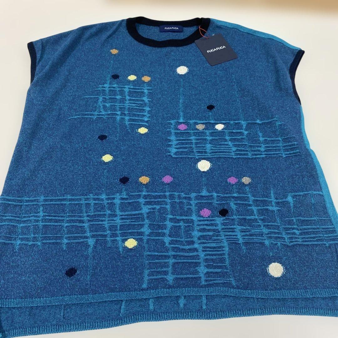 佐藤繊維　FUGAFUA ベスト　ジレ 新品 定価30800円 ゆったり