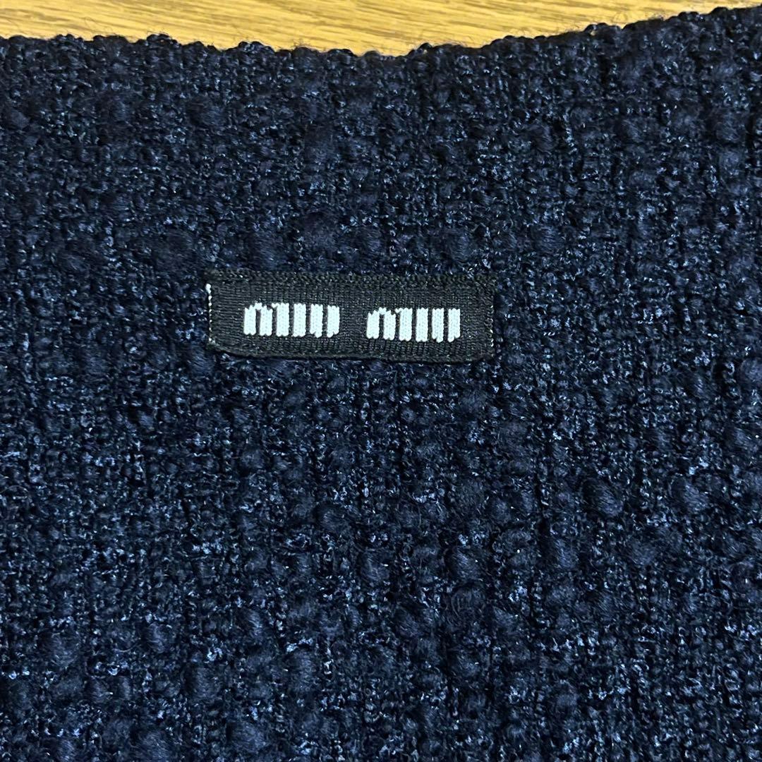 未使用 miu miu ミュウミュウ ミニ スカート ツイード サイズ38