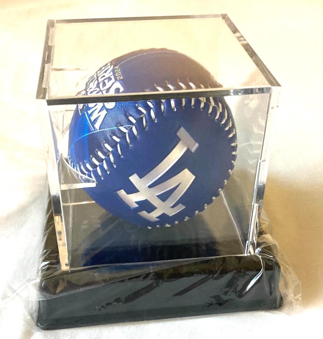 2025個限定 ドジャース 大谷翔平 世界一記念ボール ケース/ロットNo.付