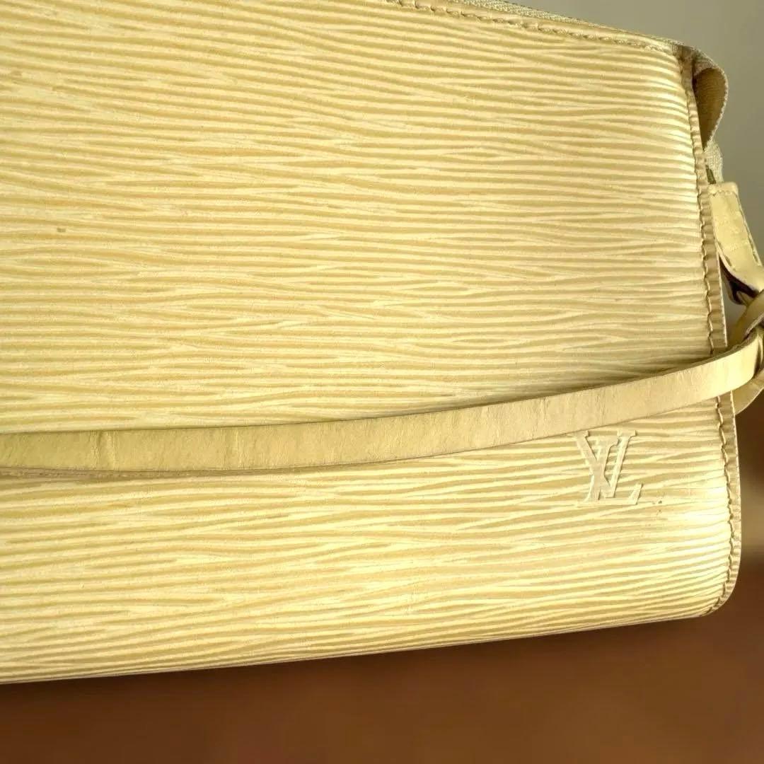 【廃番品】ルイヴィトンエピ｜アクセソワールポシェット｜タッシリイエロー｜保存袋付