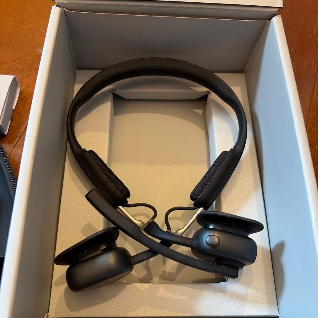 SHOKZ OpenMeet Black C610 骨伝導+空気伝導