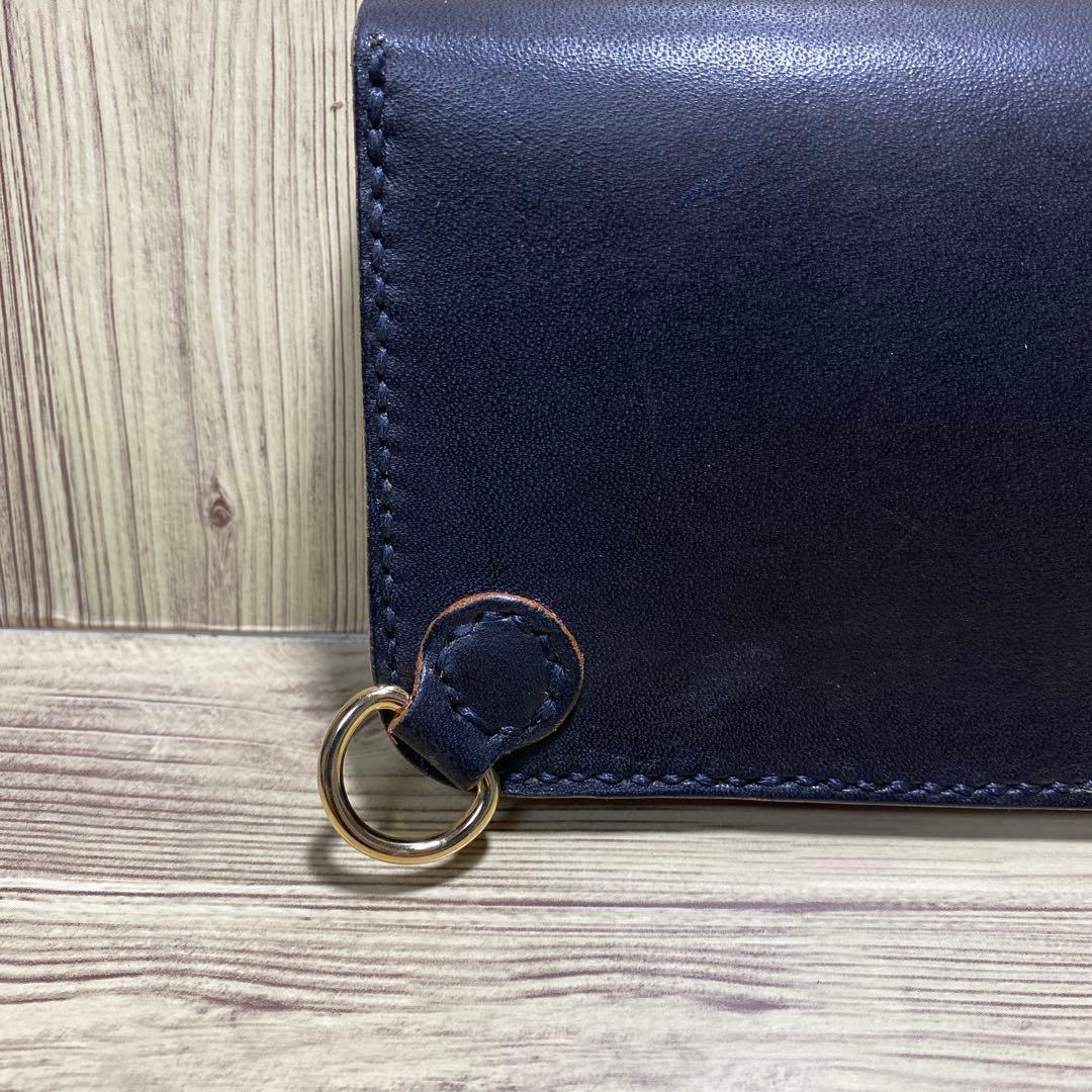 トラッカーウォレット　セミロング丘染め（茶芯）ベルトチェーン付き限定品