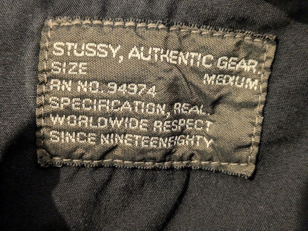 90s STUSSY CWU-45 フライト ジャケット ヴィンテージ M