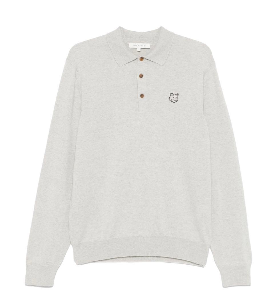 トップス BOLD FOX HEAD PATCH POLO JUMPER