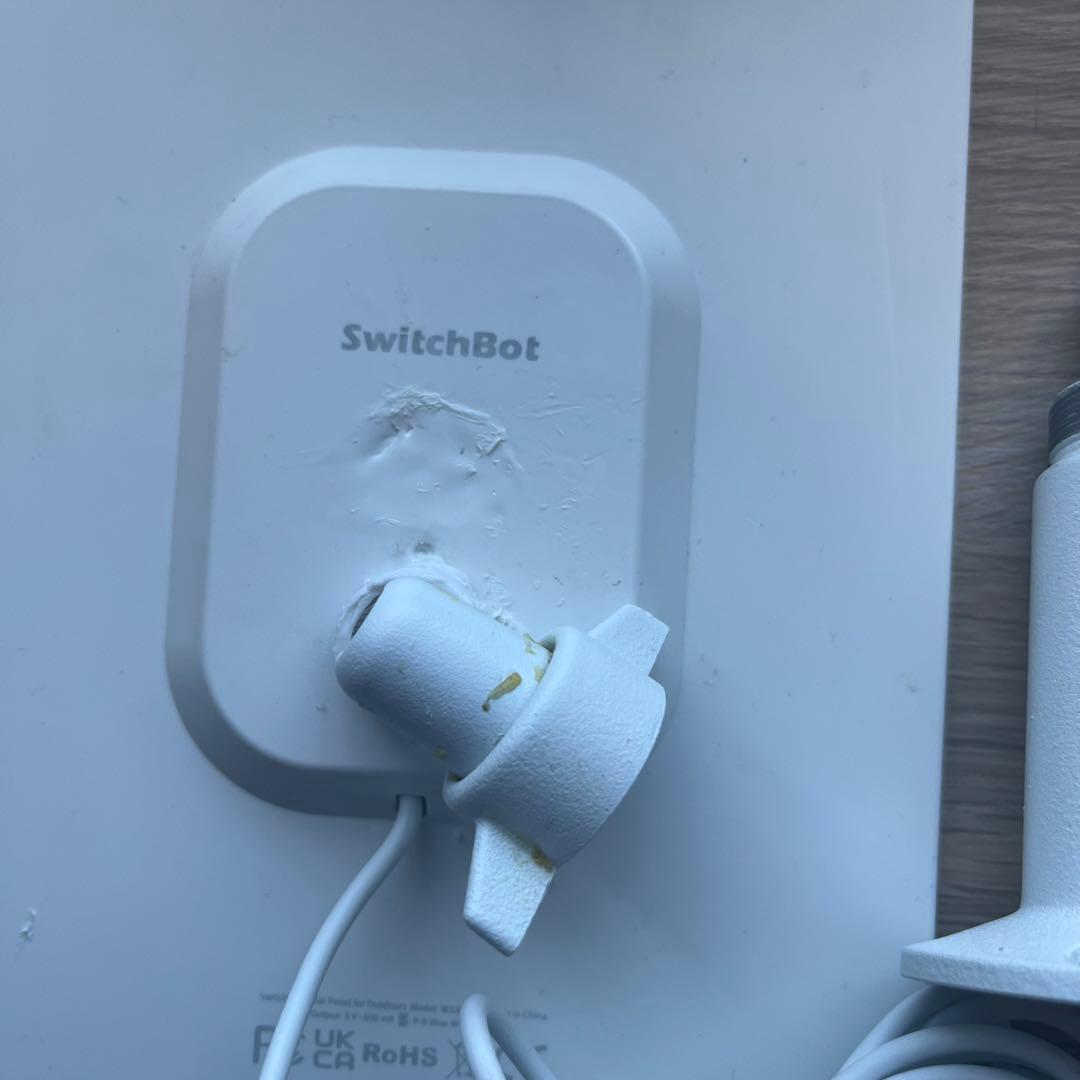 使用期間少　Switchbot 屋外カメラ　ソーラーパネルセット