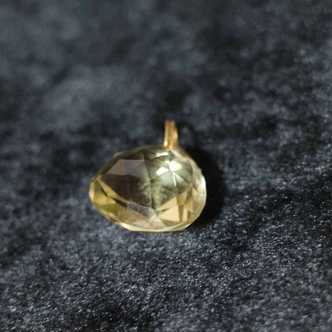 マリーエレーヌ ドゥ タイヤック レモンクォーツ ブリオレット ペンダントトップ